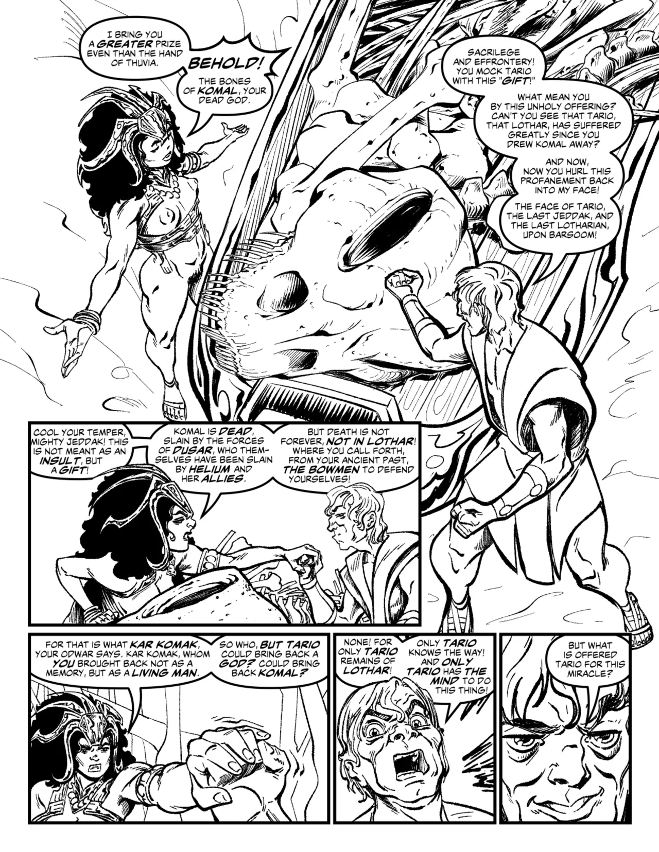 Queen Of Mars Presents: Death and Throxus page 10 full
