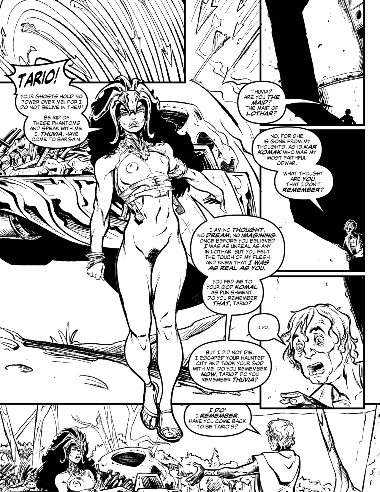 Queen Of Mars Presents: Death and Throxus page 9 full