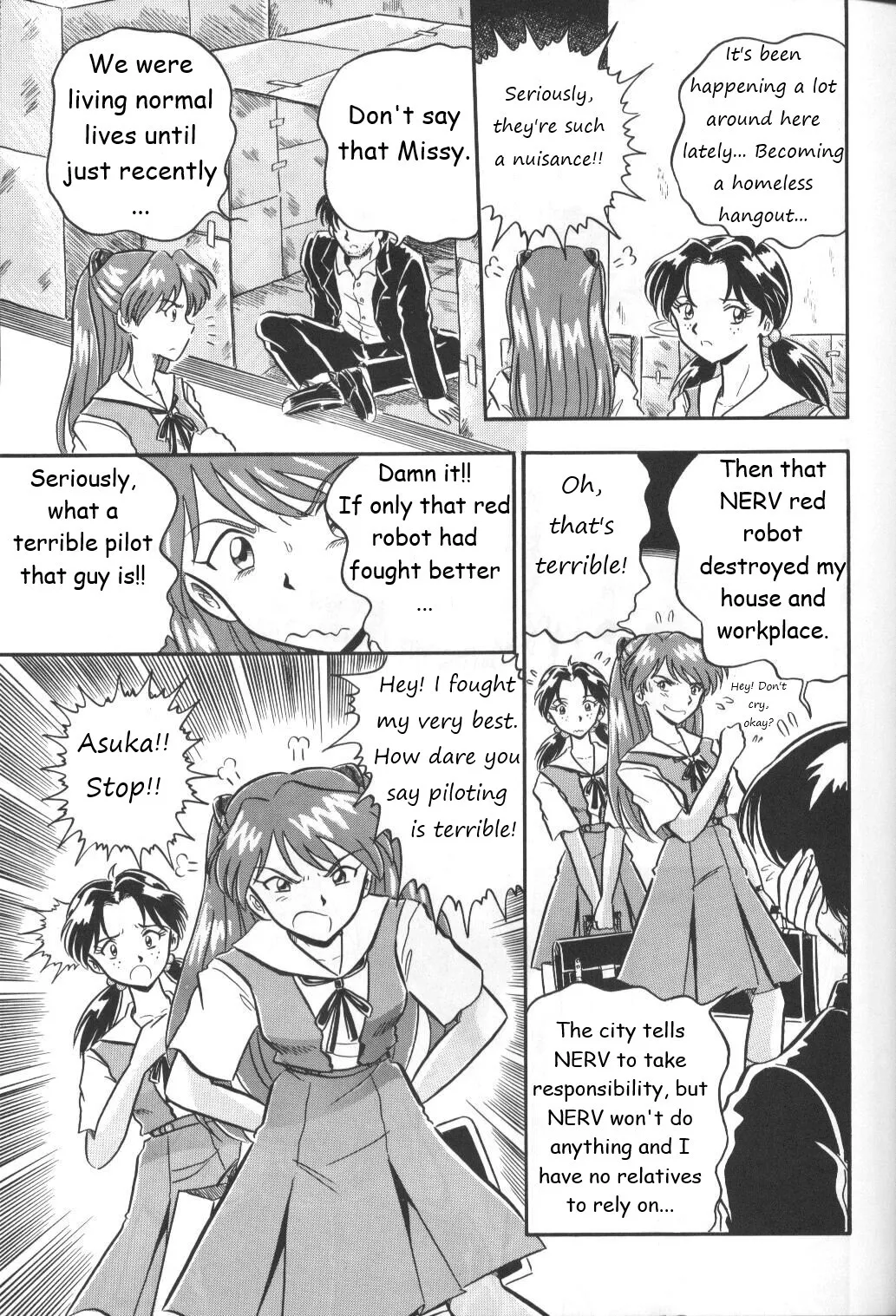 Neon Genesis Evangelion You Guys Are In The Way! page 3 full