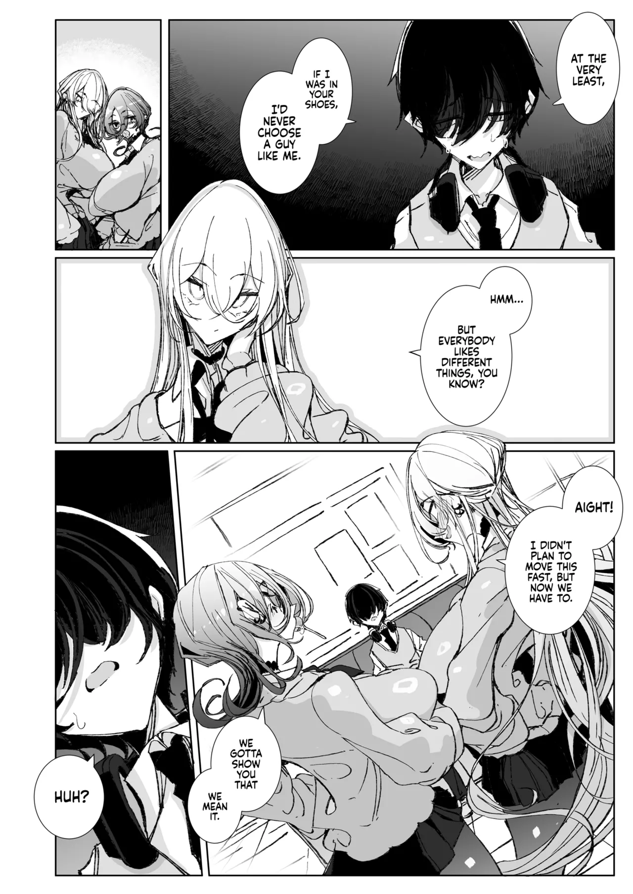 Ja, Kyou kara Otaku-kun wa Watashi-tachi no Karepitte Koto de! | Sorry, Nerd, but You're Our BF Now! page 10 full