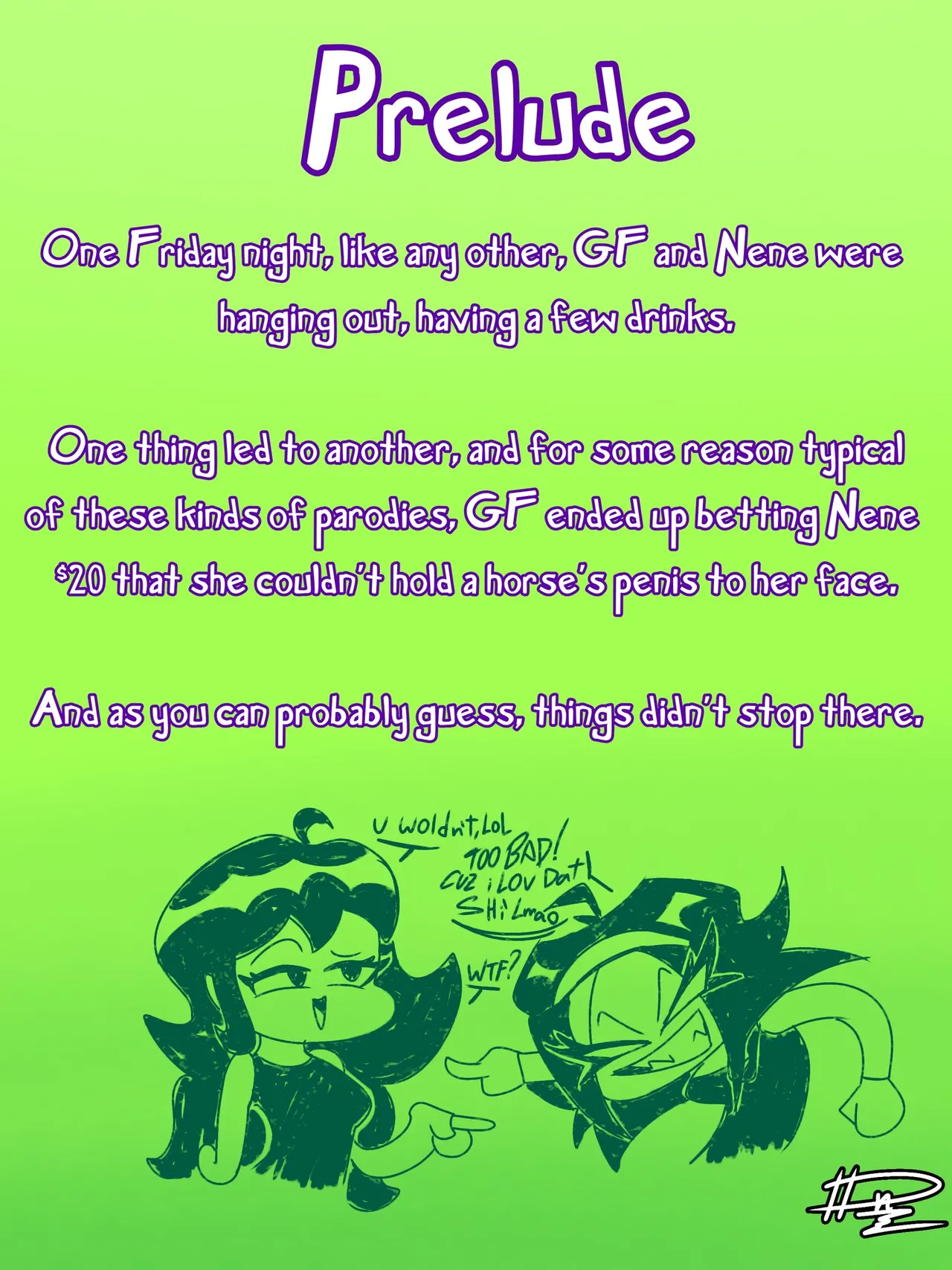 Friday Night Horsin' page 2 full