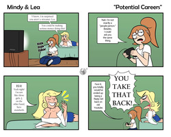 Mindy and Lea by Cheesyboy888
