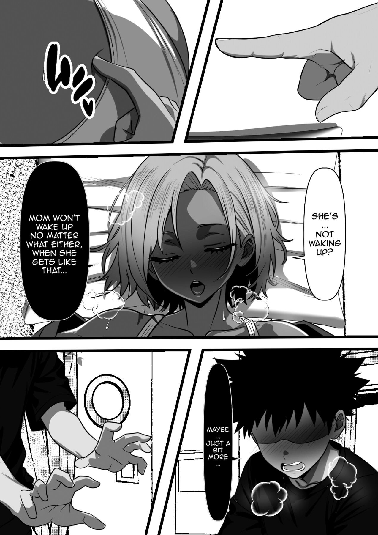 The Story Of How I, An Irrelevant Guy, Got To Impregnate My Mother's Delinquent MILF page 9 full