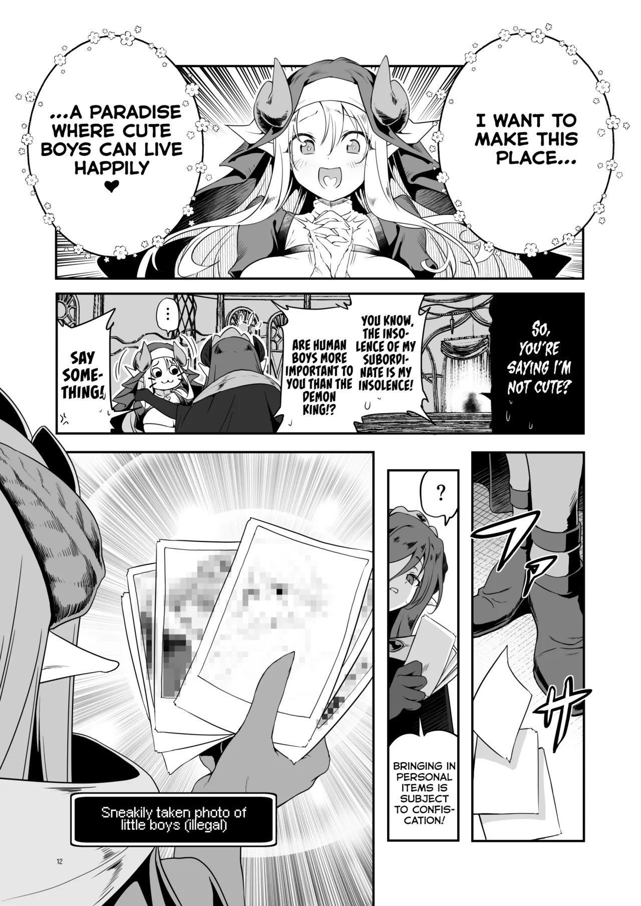 The Sweet and Kind Sister Succubus That Will Do Anything: The Confession and Ejaculation Room page 12 full