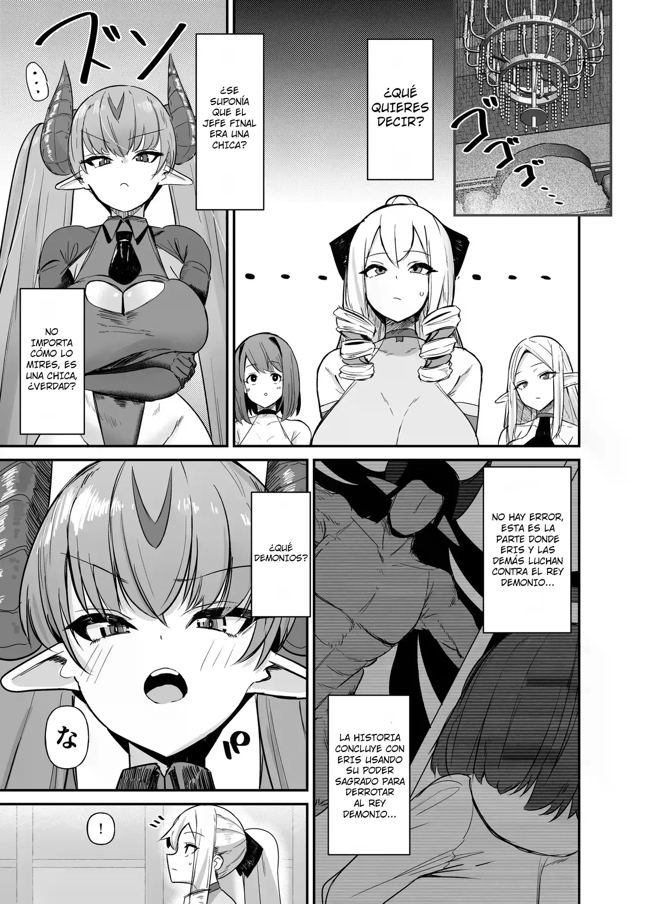 Otome Game no Akuyaku Reijou ni Tensei Shitara Ura Settei de Futanari deshita ~Ch. 4~｜Reencarné en un Juego Otome como una Futanari en una Ruta Secreta ~Cap. 4~ page 3 full