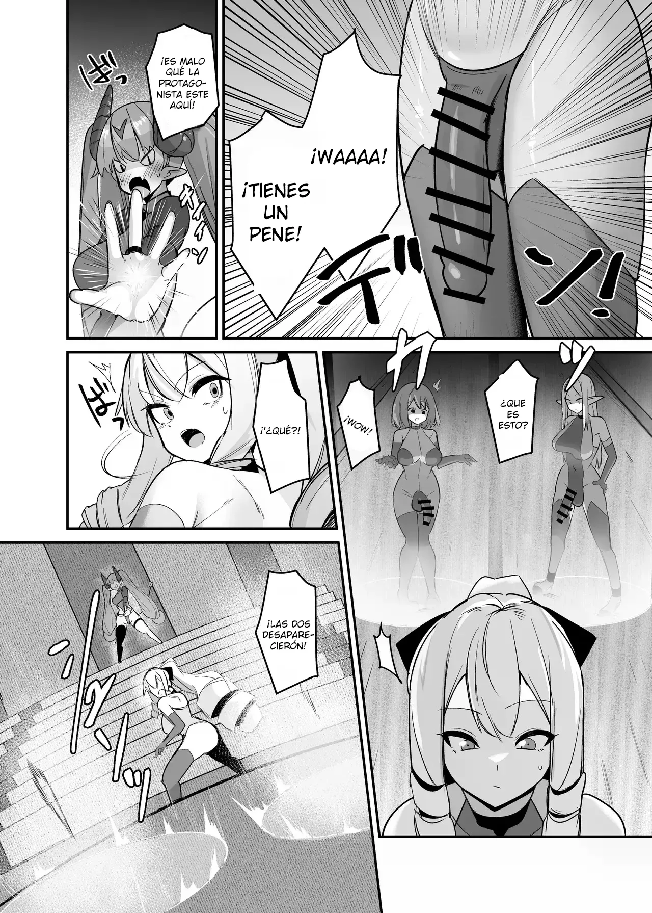 Otome Game no Akuyaku Reijou ni Tensei Shitara Ura Settei de Futanari deshita ~Ch. 4~｜Reencarné en un Juego Otome como una Futanari en una Ruta Secreta ~Cap. 4~ page 6 full