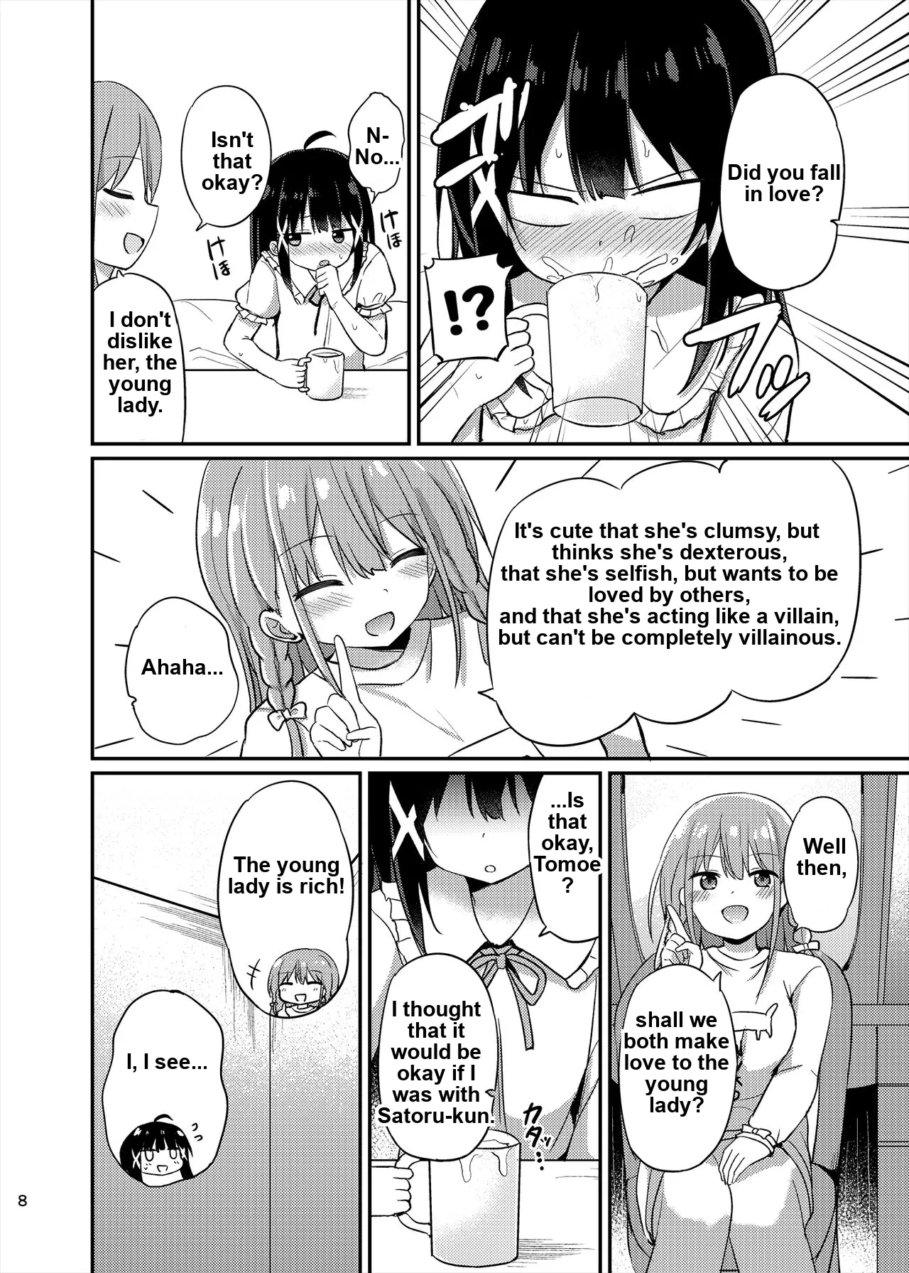 Ojou-sama Gakkou ni Onna Kyoushi toshite Funin Shita Ore to Futanari Ojou-sama 3 + Missing Pages page 8 full