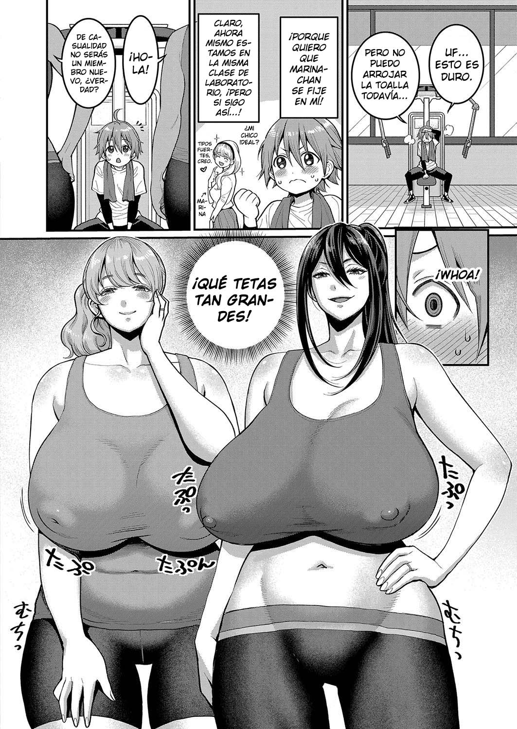 ¡Un gran entrenamiento en el gimnasio de Milfs! page 2 full