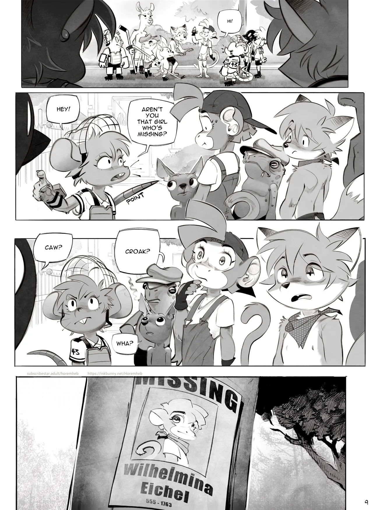 The 3rd Billie Jean Comic page 9 full