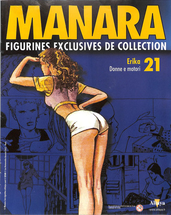 [Milo Manara] Figurines #21 : Erika - Donne e motori [French] cover