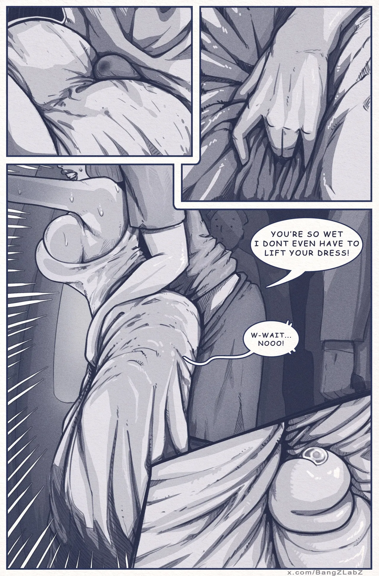 Mom and Son's Risky Train Ride page 2 full