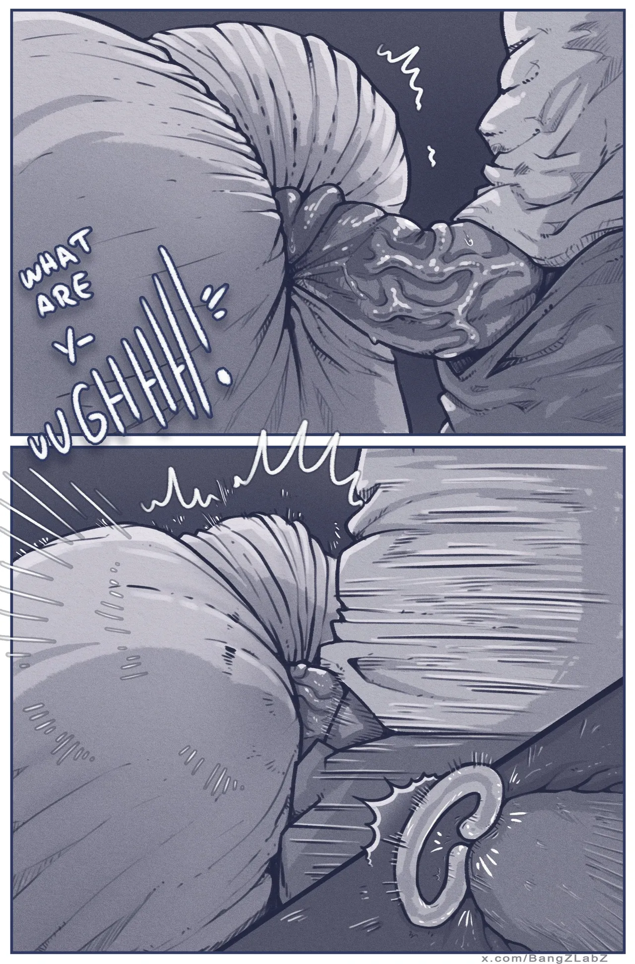 Mom and Son's Risky Train Ride page 3 full