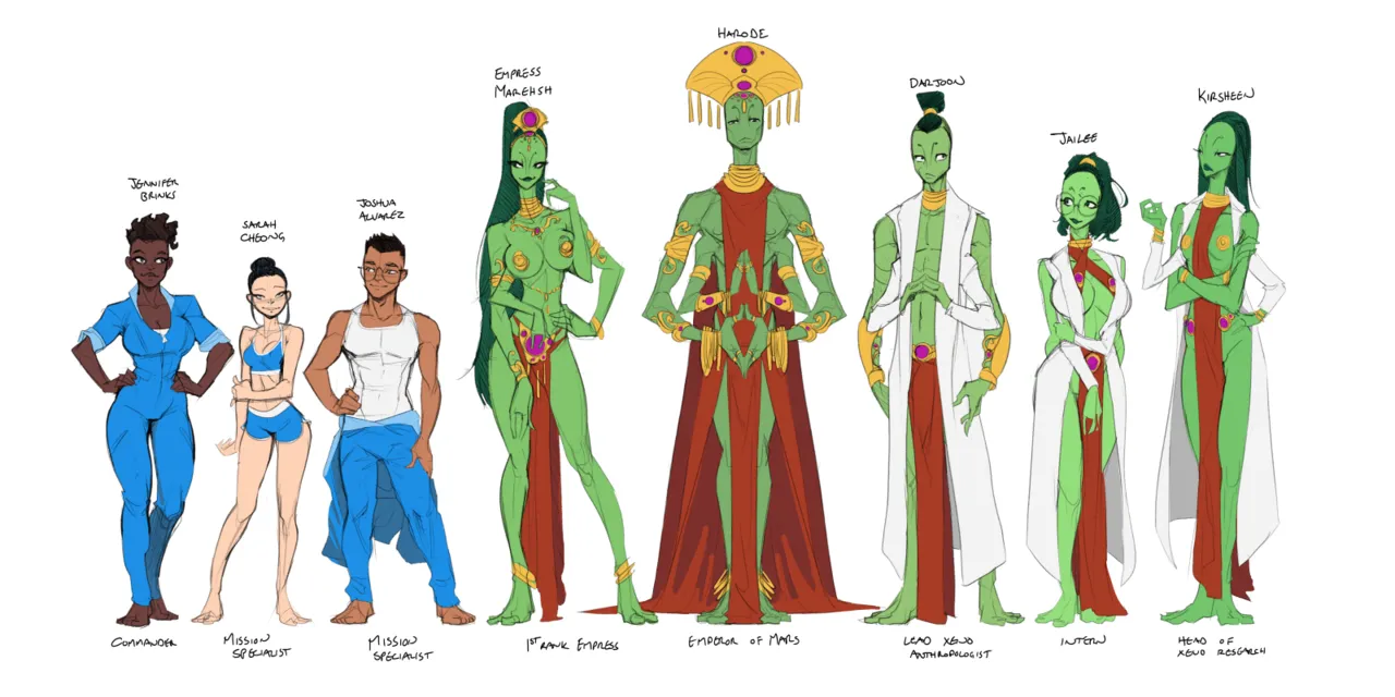 AstroKnots: A Polycule of Mars #1-3 page 2 full