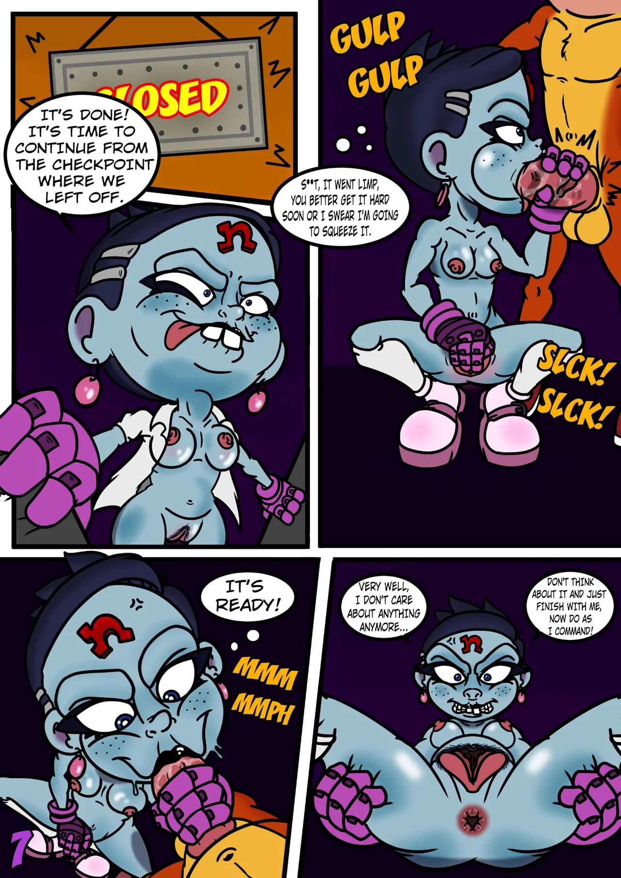 Nina's Break Time page 7 full