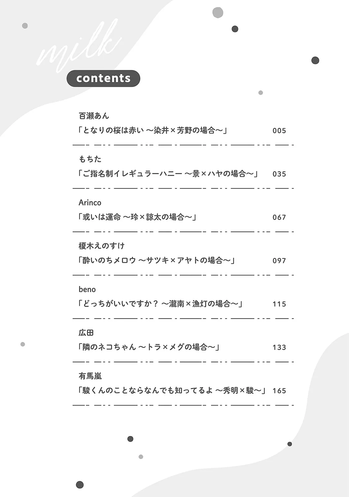 Reversible BL Anthology ~milk~ page 3 full
