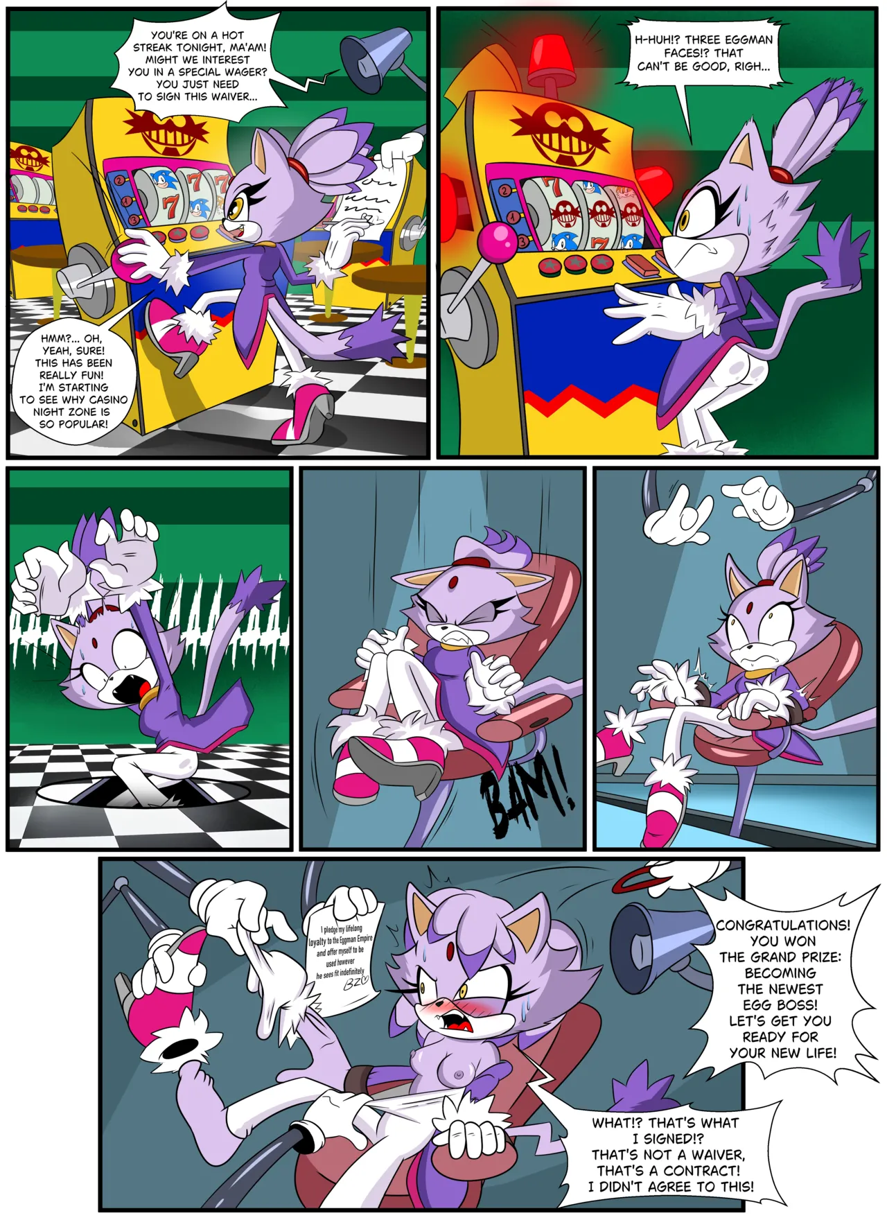 Blaze Business Lady page 1 full