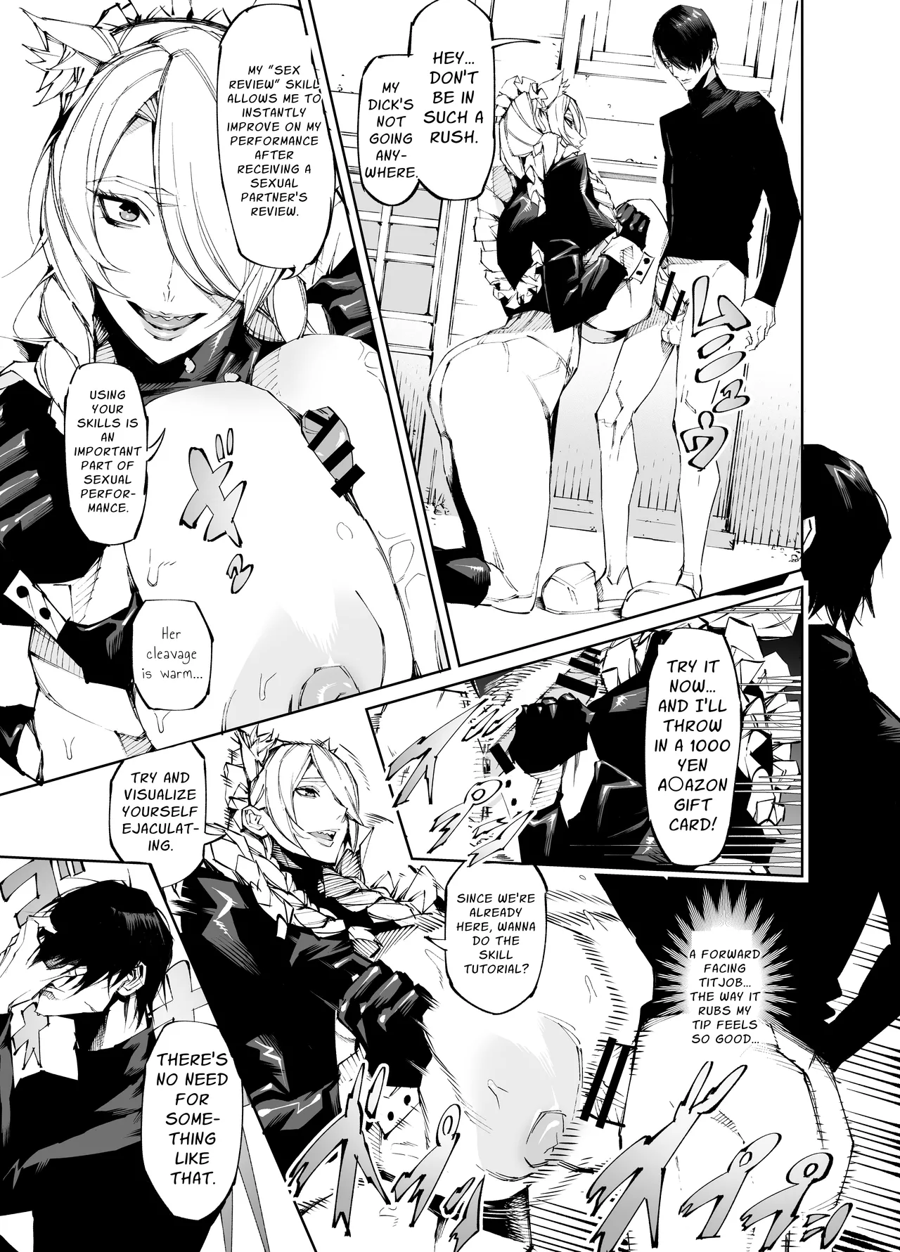 Kyokon Tensei -Seiki Shijou Shugi na Isekai ni Tensei shita no de Bakunyuu Bijo to Hame Makuri -Gyaru Amazon & Inran Sister Hen- | Big Dick Reincarnation ~Fuckin' Big Titty Babes in a Genital Supremacism World~ Amazoness & Nun page 4 full