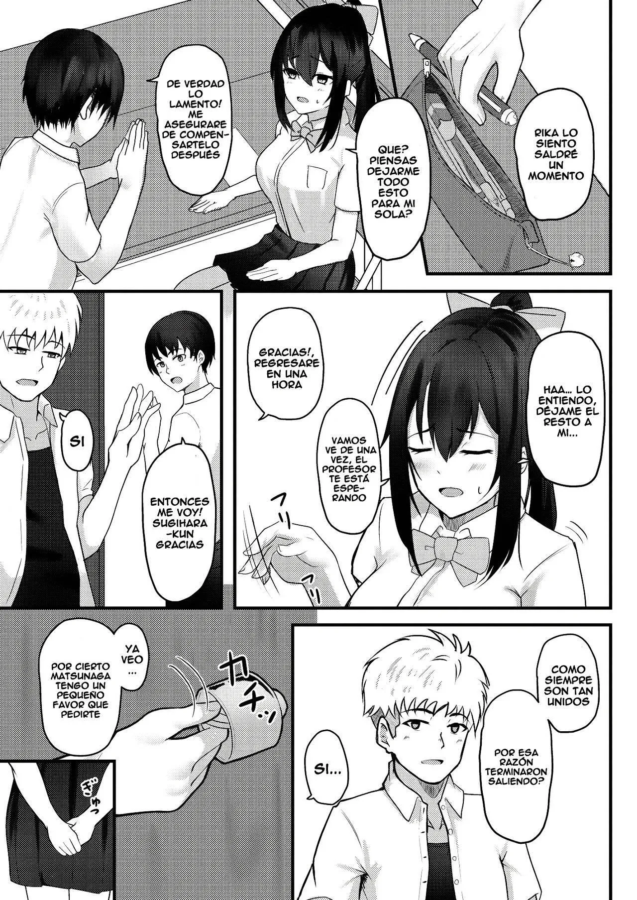 Yuujuufudan na Onnanoko ga Doukyuusei ni Netorareru Hanashi｜La Chica Indecisa que es Infiel con su Compañero de Clase page 8 full