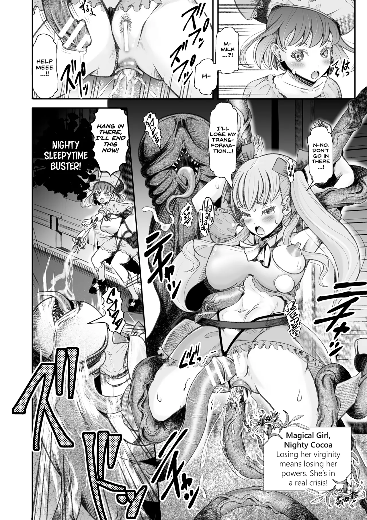 Mahou Shoujo Naiti Miruku Nakama ni Uragirare Shokushu no Toriko page 2 full
