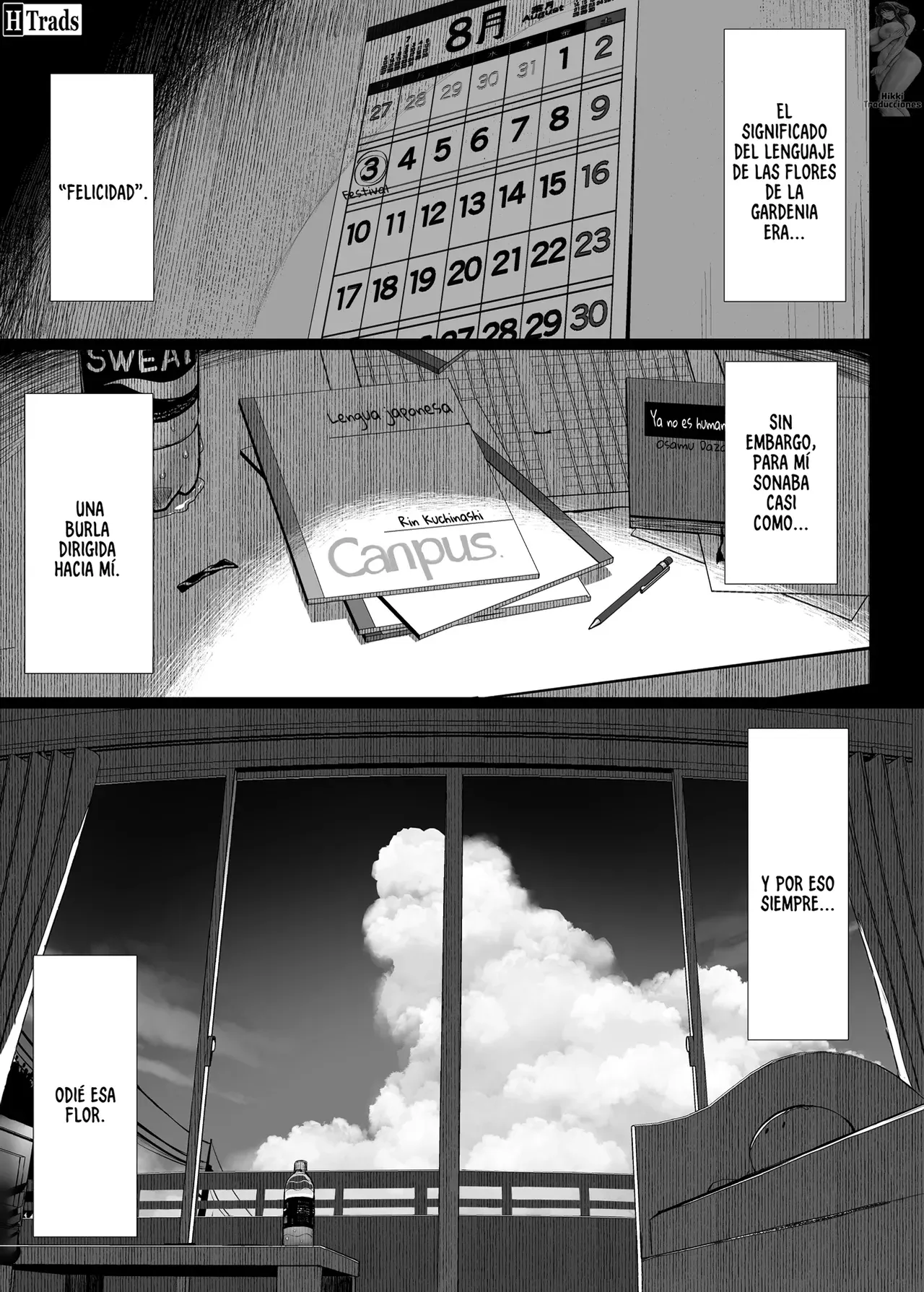 Bungaku Shoujo wa Somerareru 3 Sin Censura page 2 full