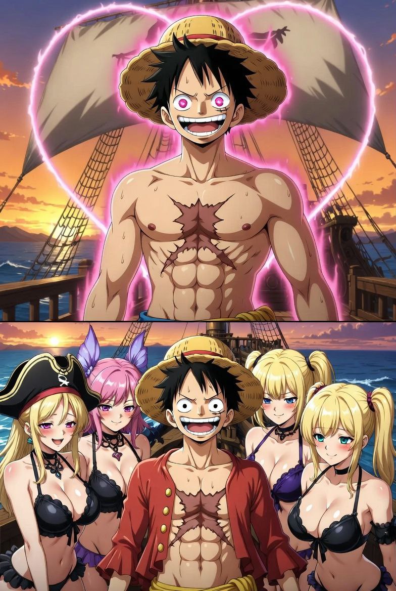 Luffy become a heram king Chapter 001 page 12 full