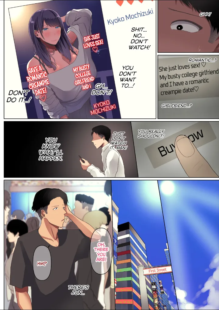 My childhood sweetheart was ensnared by an upperclassman's huge cock. Chapter 4 page 11 full