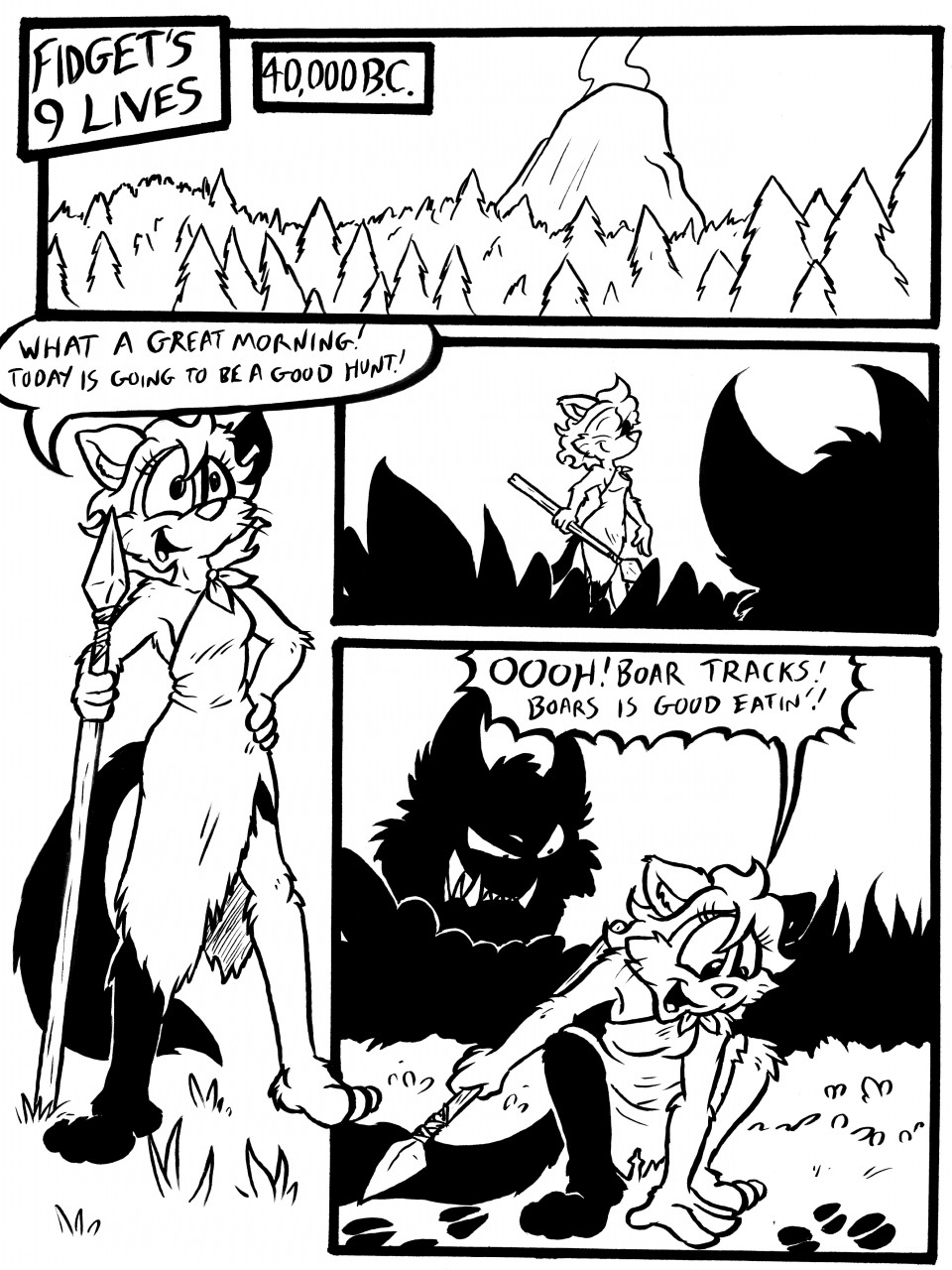 Fidget's 9 Lives page 1 full