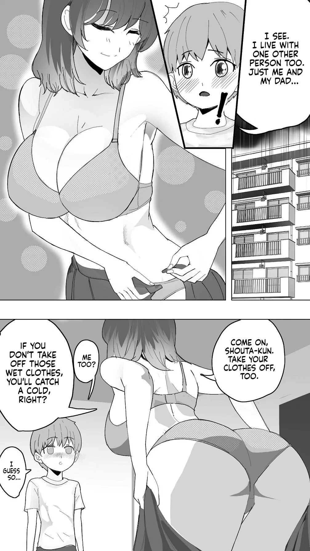 Komatteiru Kinjo no Shota o Hogoshita JK Shimai - Tonari no Onēsan | The Older Girls Next Door page 12 full