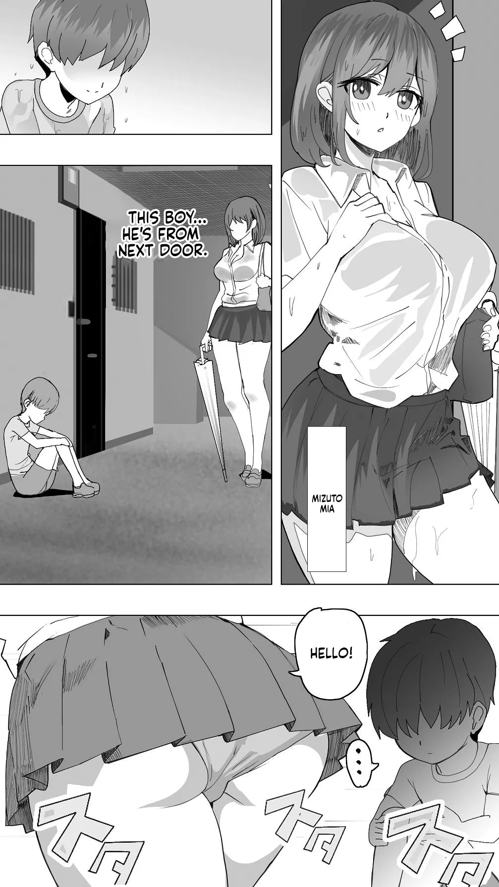 Komatteiru Kinjo no Shota o Hogoshita JK Shimai - Tonari no Onēsan | The Older Girls Next Door page 7 full