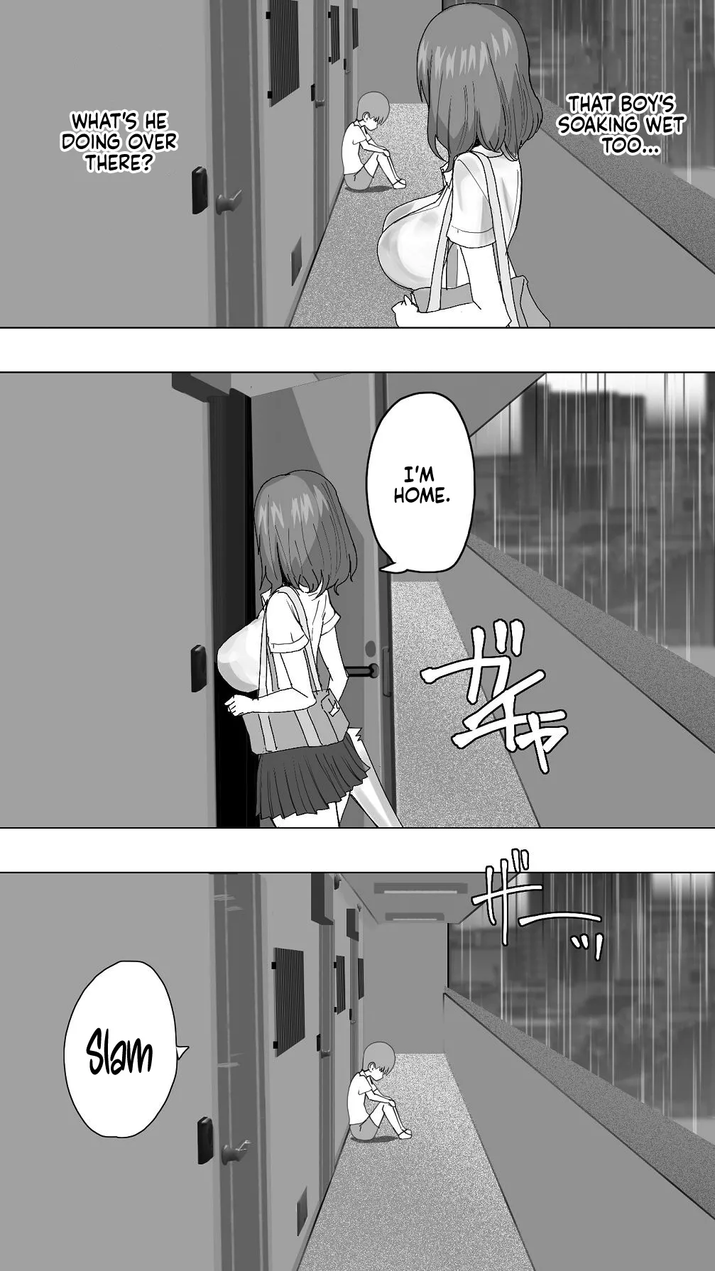 Komatteiru Kinjo no Shota o Hogoshita JK Shimai - Tonari no Onēsan | The Older Girls Next Door page 8 full