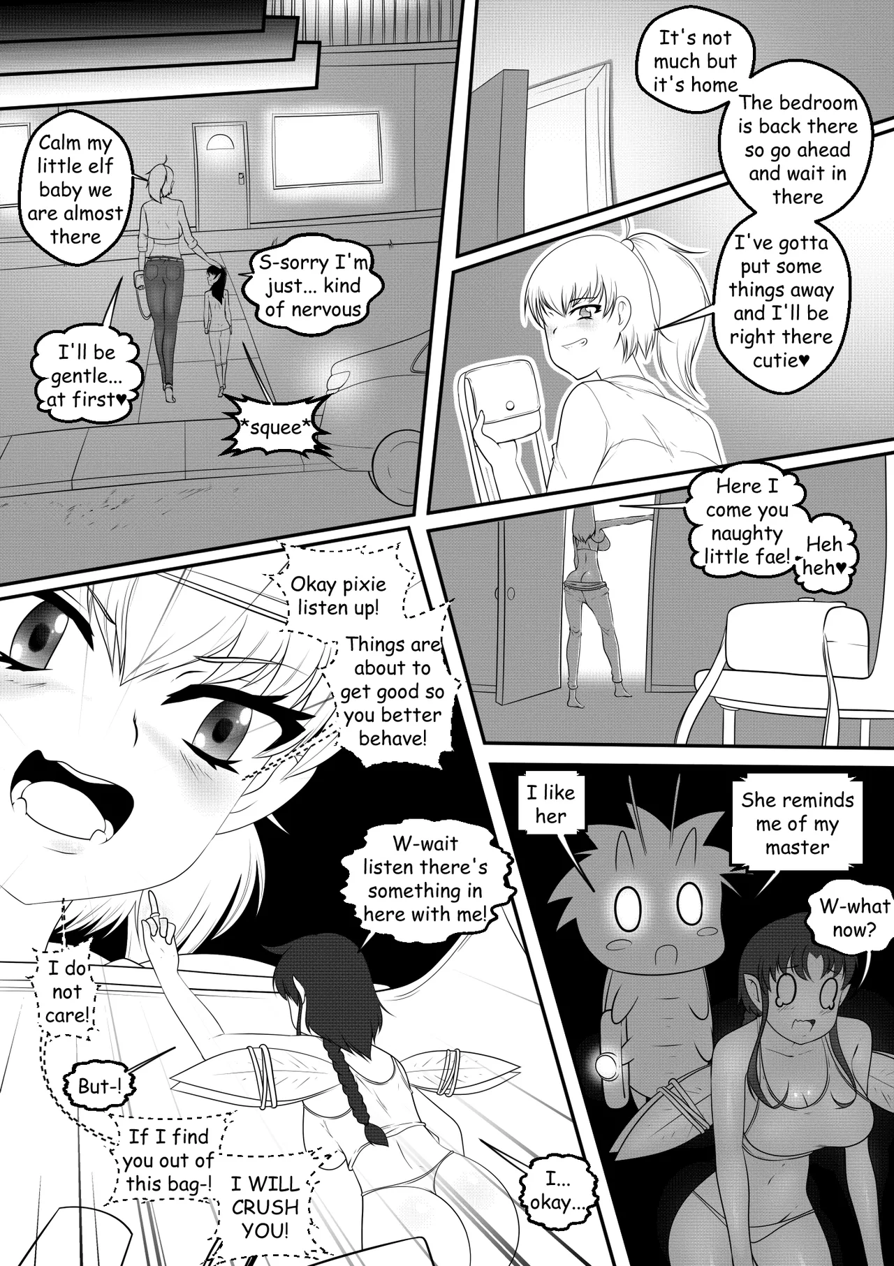 The Switching Game: Bratty Attle page 9 full