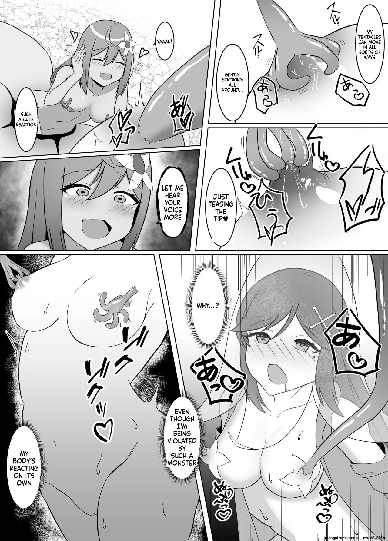 Kuro ni so maru yuri 2 Aruraune o ti si ta osananazimi ni sintai wo musiba ma re te iku hanasi page 11 full