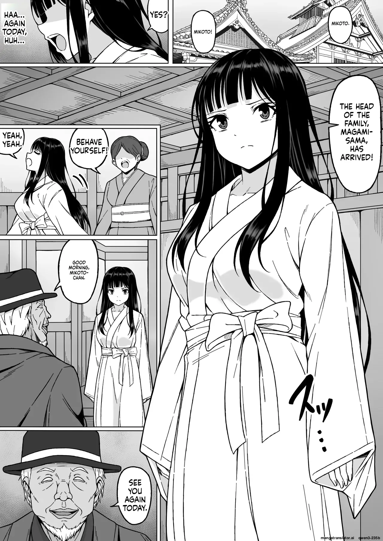 Reibaishi Mikoto 2 Kairaku ni Zanpai su... Hentai Jijii to no Seikou no Gishiki de Ikikuruwasareru Shoujo no Karada page 3 full