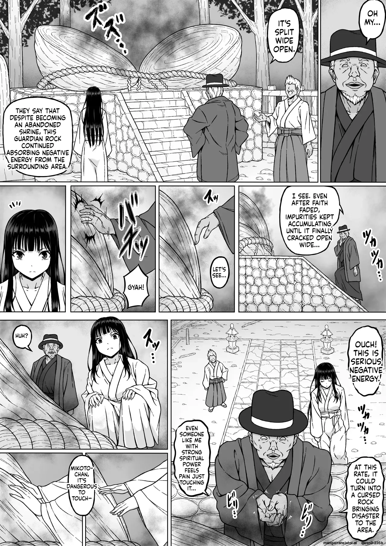 Reibaishi Mikoto 2 Kairaku ni Zanpai su... Hentai Jijii to no Seikou no Gishiki de Ikikuruwasareru Shoujo no Karada page 6 full