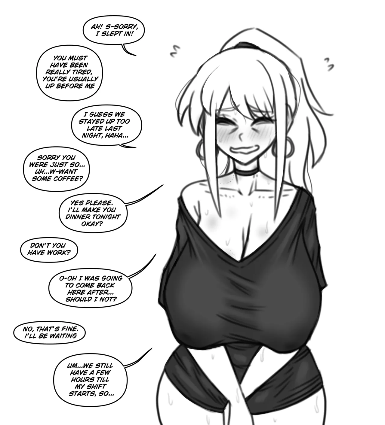 She's a bit insecure... page 8 full