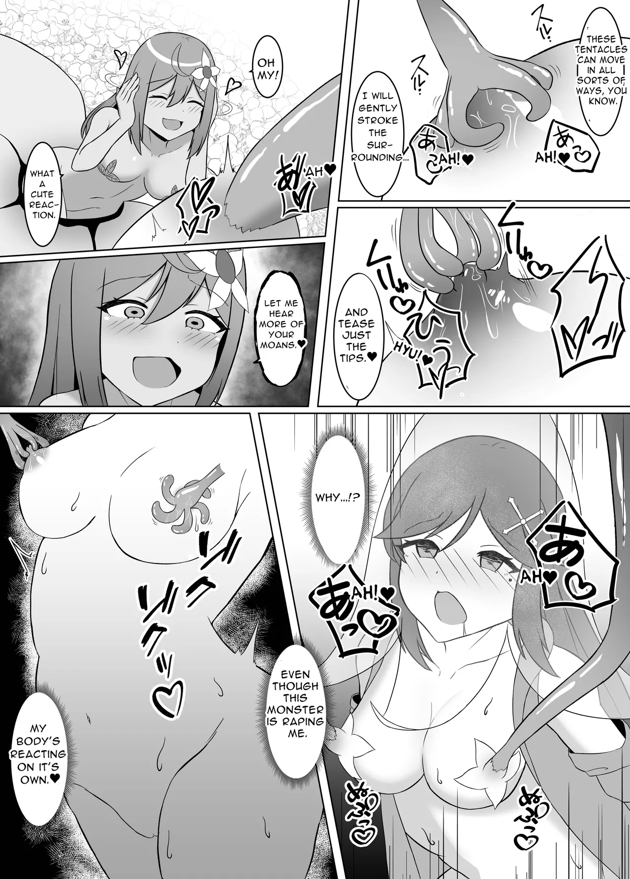 Kuro ni Somaru Yuri 2 ~Alraune Ochi Shita Osananajimi ni Karada o Mushibamarete Iku Hanashi~ | Yuri Dyed in Black 2 ~The Story of a Childhood Friend Who Fell to an Alraune and Is Now Being Consumed by Her~ page 11 full