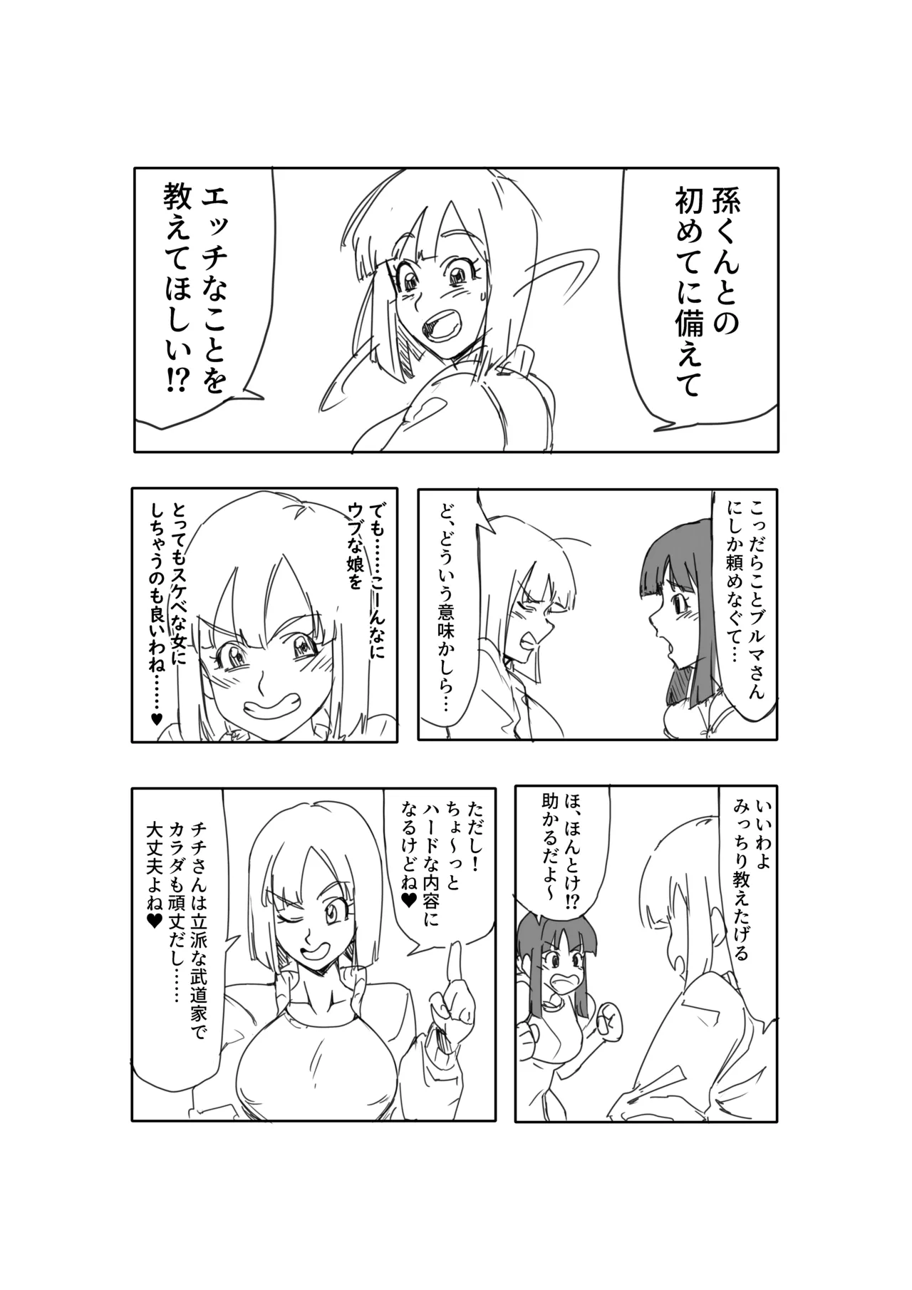 Chichi, Bulma ni etchina kyouiku o hodokosa reru ♥ page 1 full