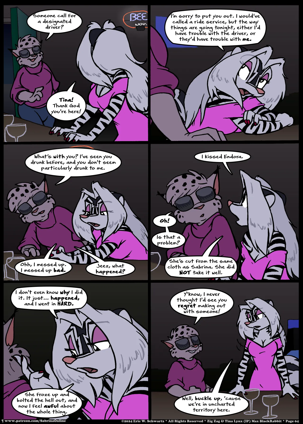 Sabrina Online - Stripes and Links page 4 full