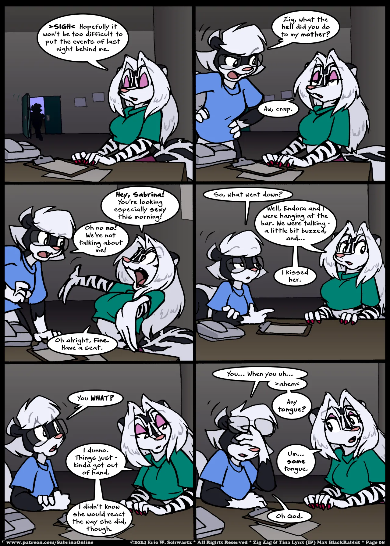 Sabrina Online - Stripes and Links page 8 full
