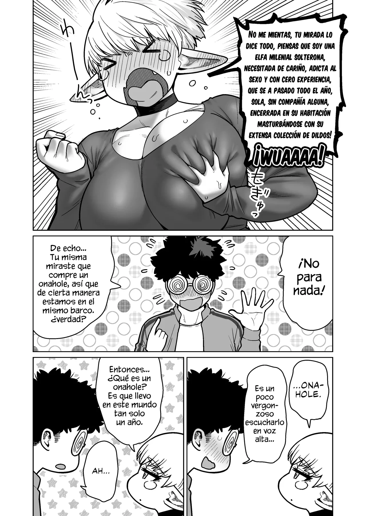 Otonari-san no Moto Sword Master Elf!! | ¡¡La Elfa Maestra de la Espada que Vive al Lado!! page 11 full