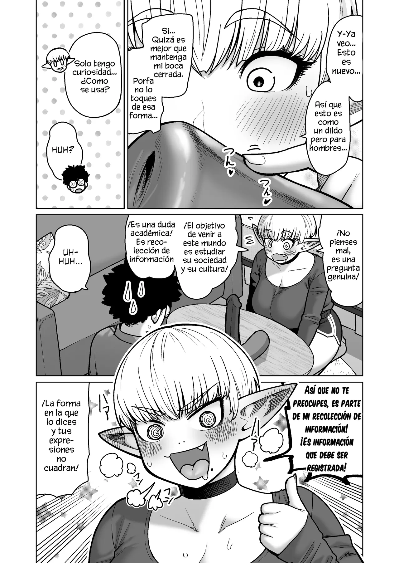 Otonari-san no Moto Sword Master Elf!! | ¡¡La Elfa Maestra de la Espada que Vive al Lado!! page 12 full