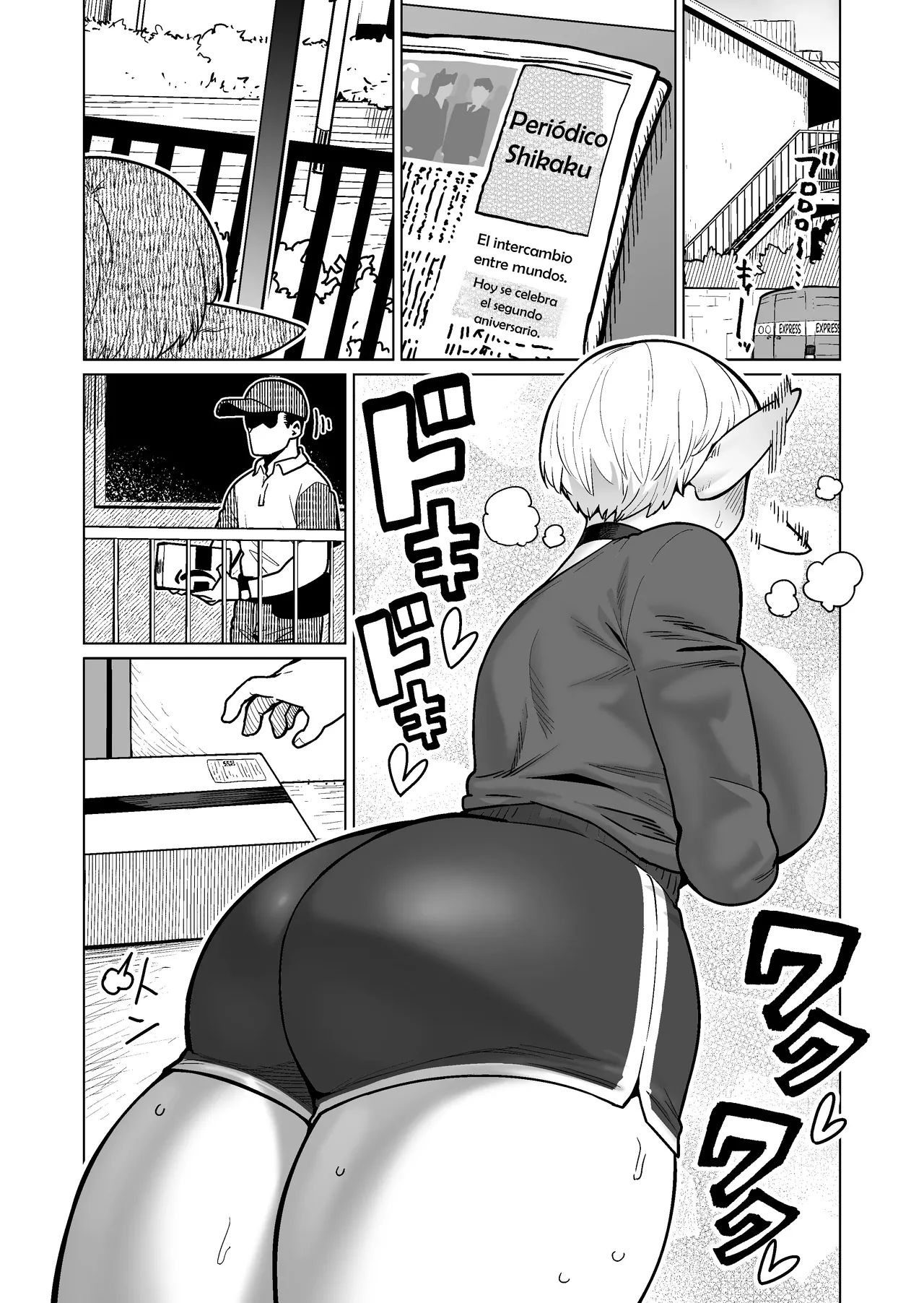 Otonari-san no Moto Sword Master Elf!! | ¡¡La Elfa Maestra de la Espada que Vive al Lado!! page 3 full