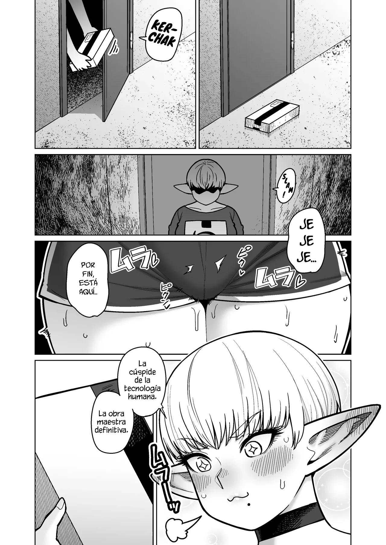 Otonari-san no Moto Sword Master Elf!! | ¡¡La Elfa Maestra de la Espada que Vive al Lado!! page 4 full