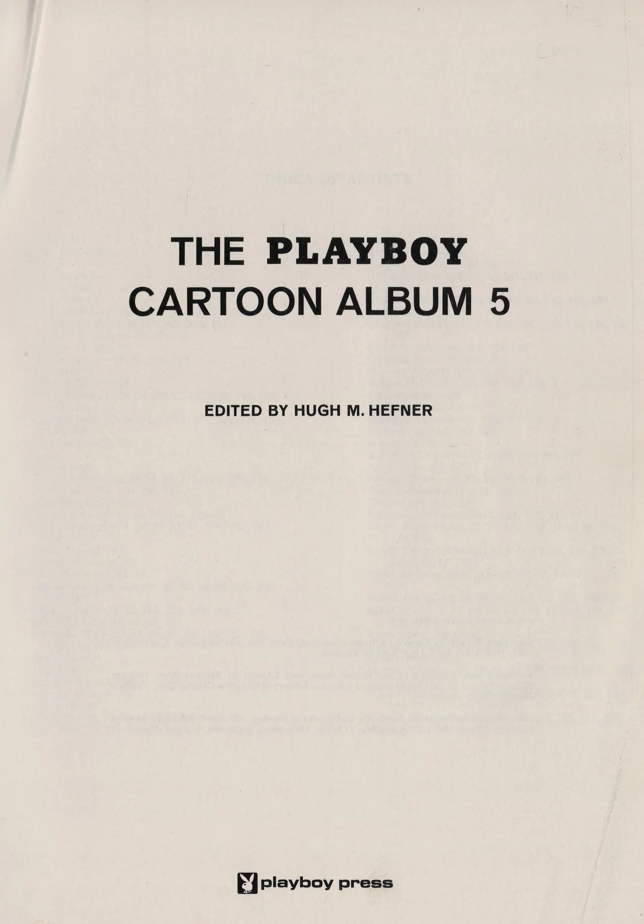 Playboy Cartoon Albums 5 page 3 full