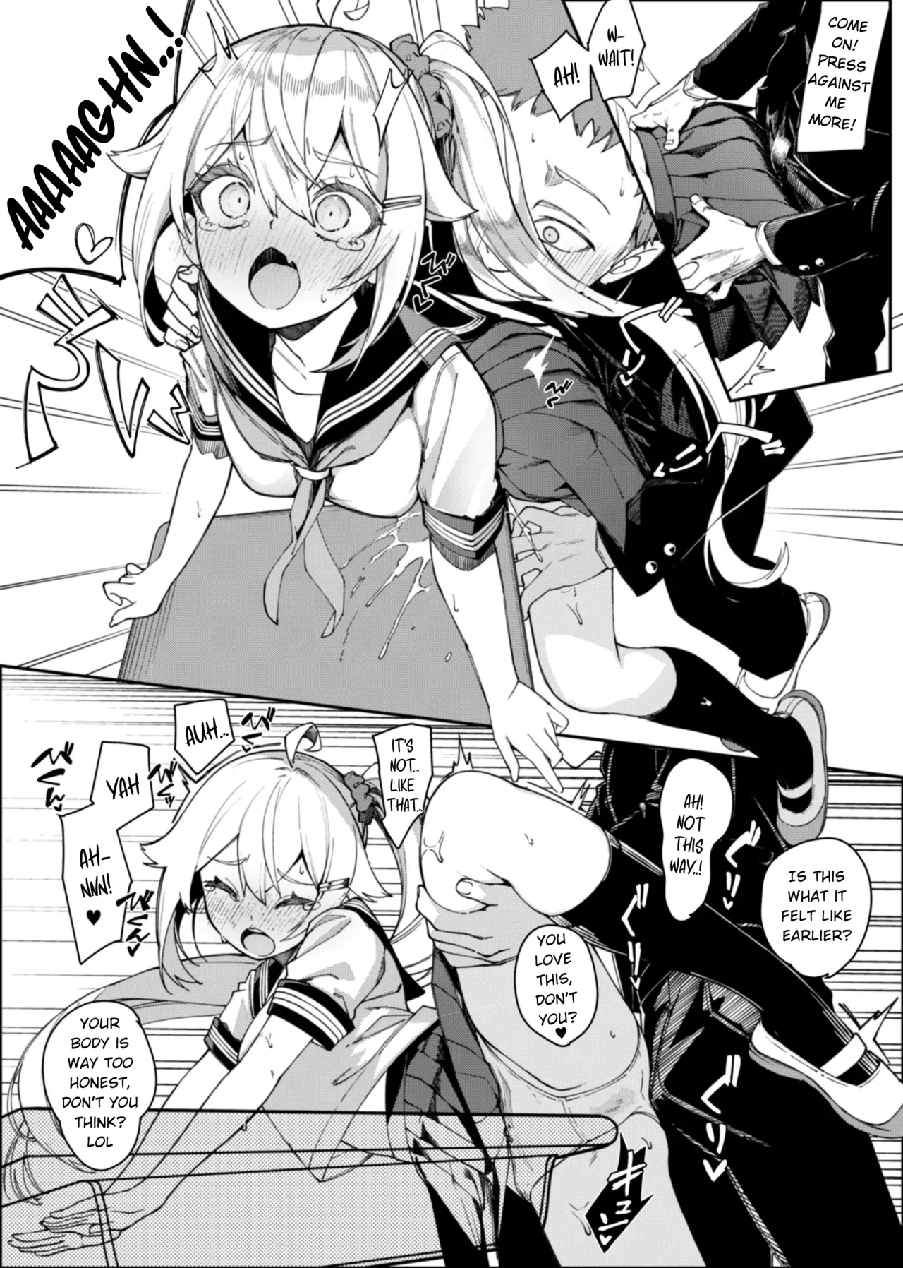 Mirai-chan Corner Masturbation Manga page 7 full