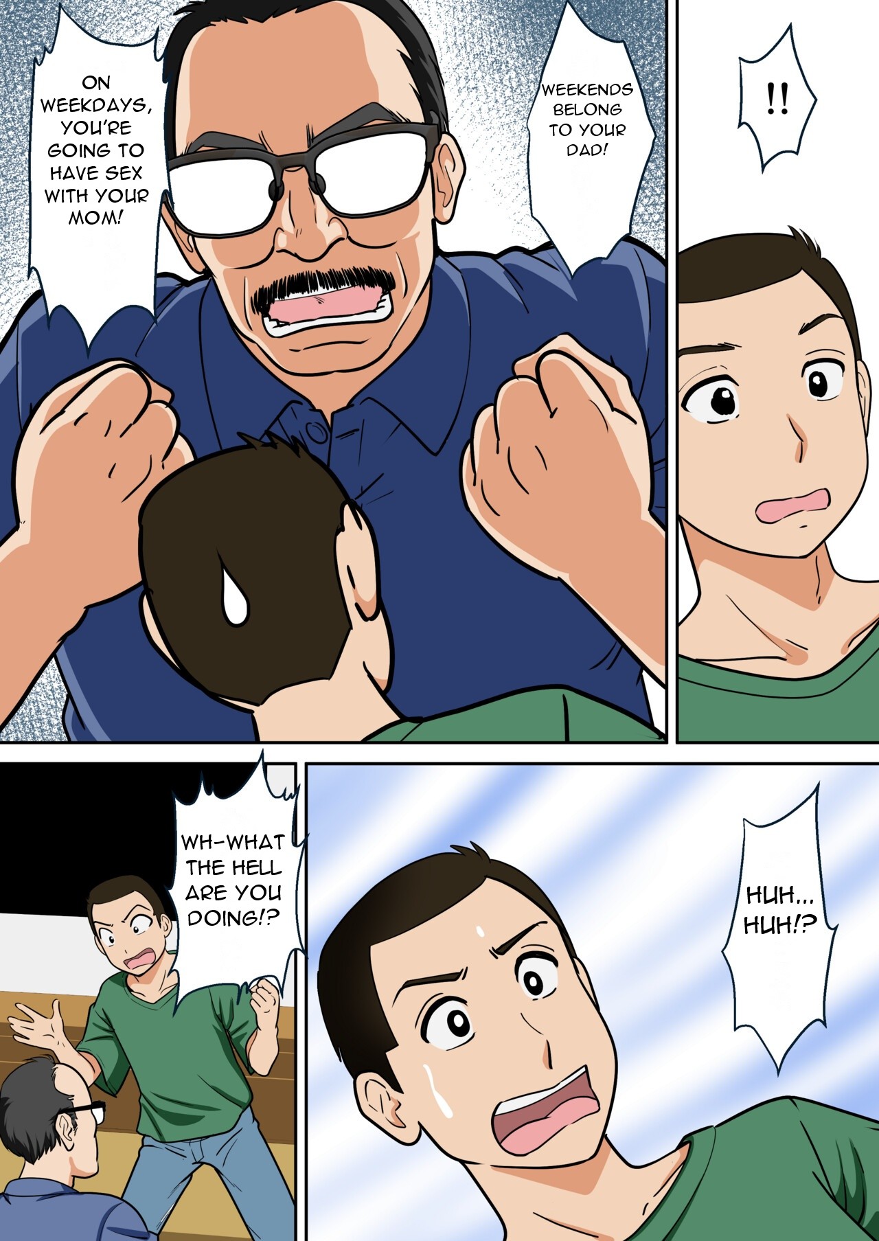 Arafo-Kaachan no Ninkatsu! Donichi wa chichi to! Heijitsu wa Musuko to! - A Mom in Her 40s Tries to Conceive! Weekends with Dad... page 11 full