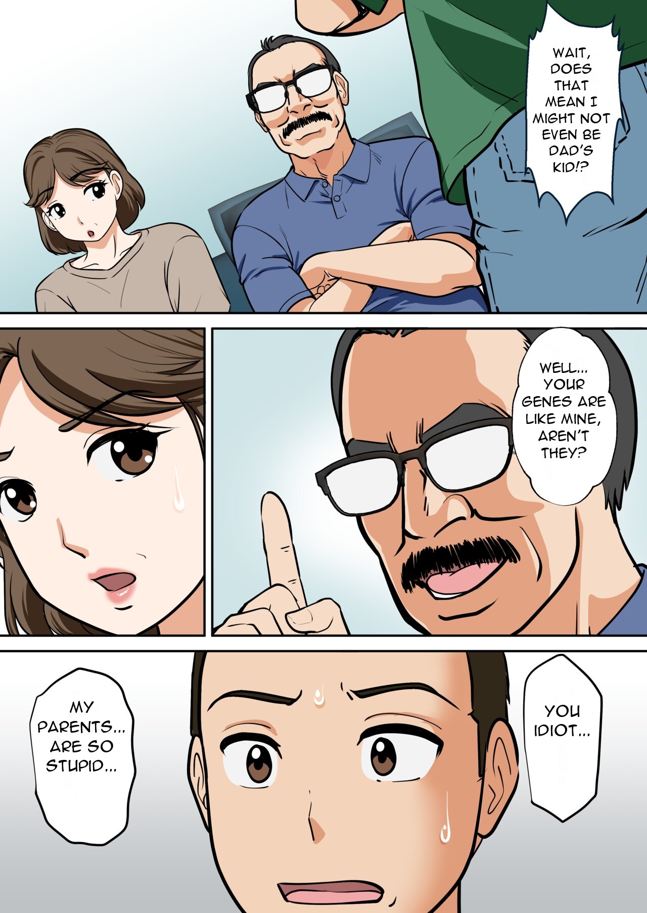 Arafo-Kaachan no Ninkatsu! Donichi wa chichi to! Heijitsu wa Musuko to! - A Mom in Her 40s Tries to Conceive! Weekends with Dad... page 12 full