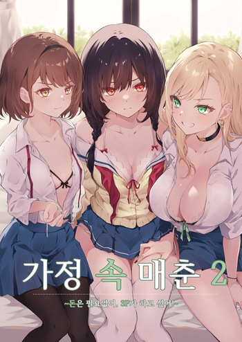 [NICOLAI (Orico)] Kateinai Baishun 2 ~Okane wa Iranai, 3P ga Shitai!~ | 가정 속 매춘 2 ~돈은 필요없어, 3P가 하고 싶어!~ [Korean] [Digital] cover