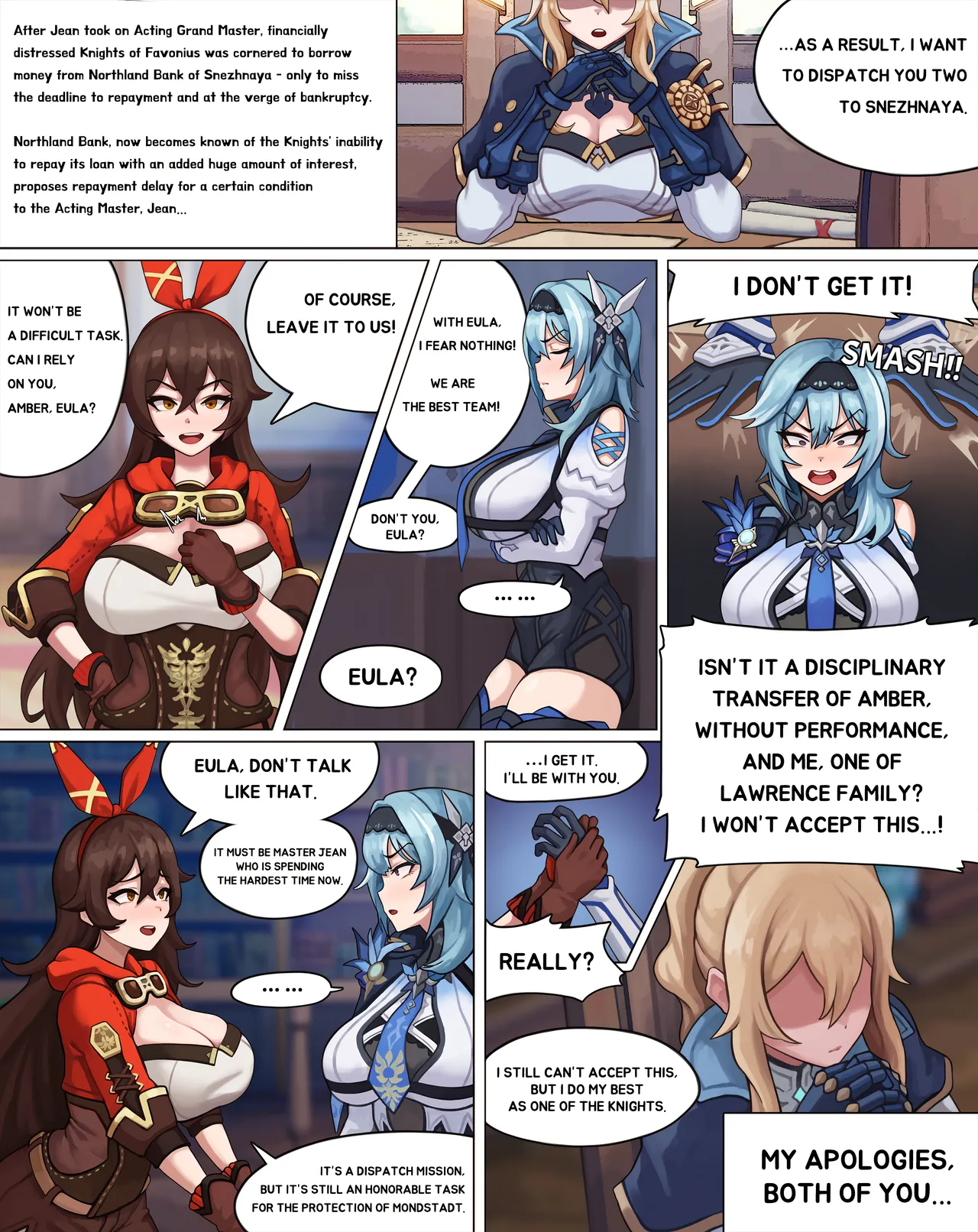 Sexual Service Mission of Knights of Favonius + Extras page 2 full