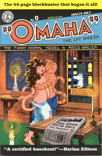 Omaha #00 [Reed Waller & Kate Worley] cover